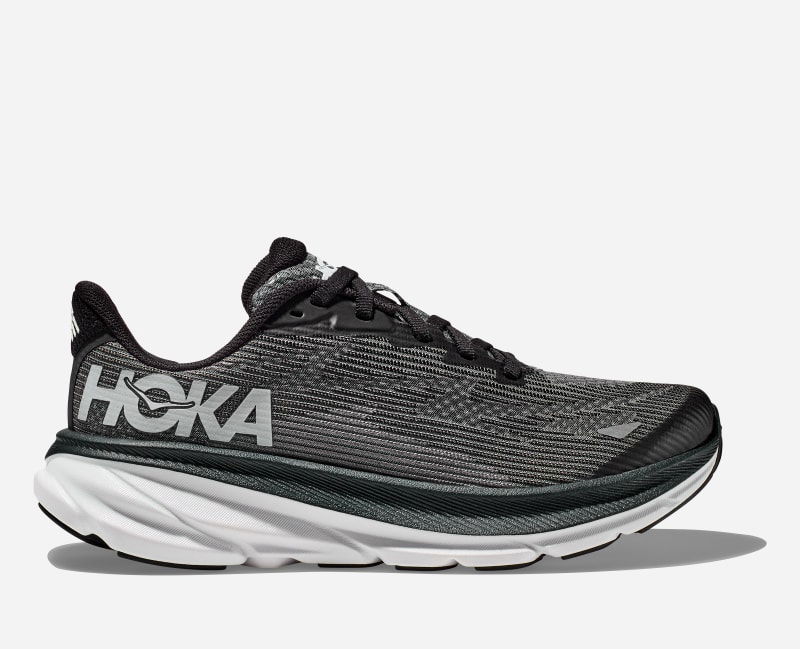 Кецове и обувки Hoka One One Clifton 9, Size 2.5 Сиво | 1131170-BWHT