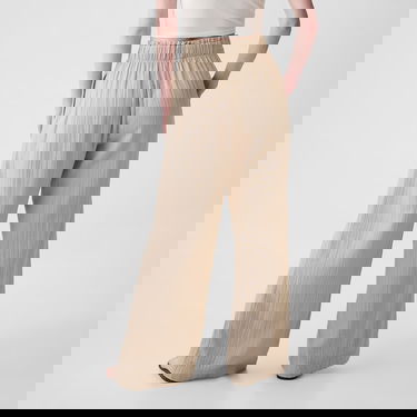 Панталони GAP Gauze Wide Leg Pants Bedrock Бежово | 855967-01, 1