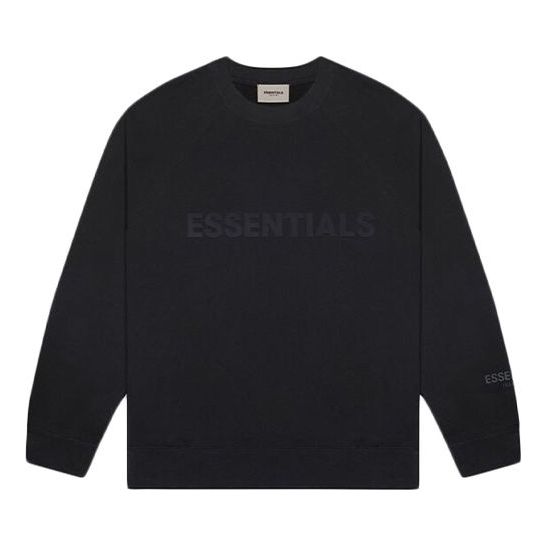 Пуловер Fear of God Essentials Long Sleeve Sweater Черно | FOG-SS20-295, 0