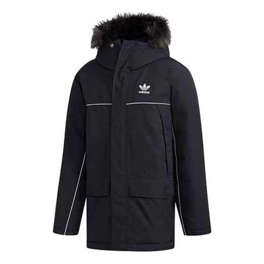 Парка adidas Originals Originals Hooded Down Jacket Черно | FL1417