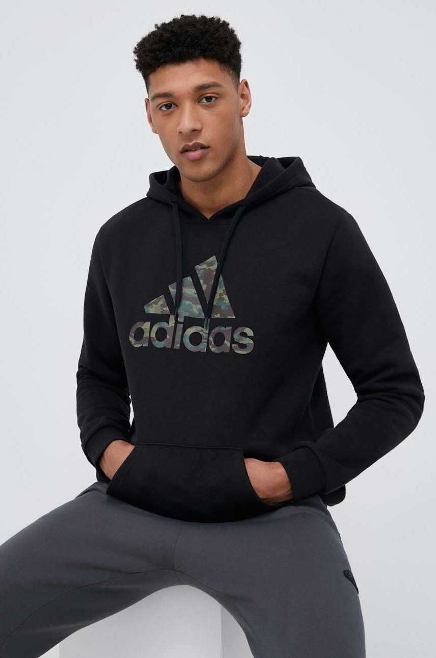 Суитчър adidas Originals Sportswear Camo Hoodie Черно | HS3217, 0