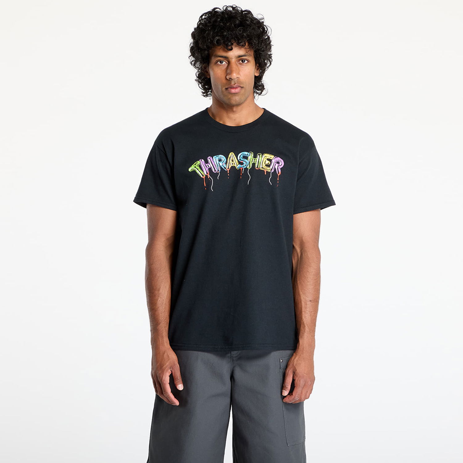 Тениска Thrasher Thrasher Balloons T-Shirt Черно | 145697, 0
