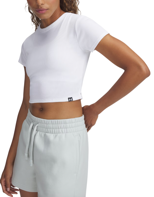 Under Armour Rival Rib Cropped T-Shirt