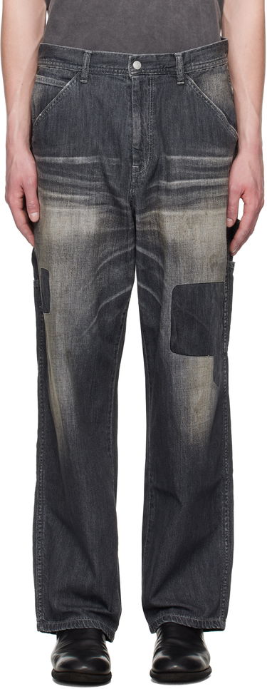 Дънки Neighborhood Neighborhood Savage LW Painter Denim Jeans Сиво | 251SPNH-PTM03, 0