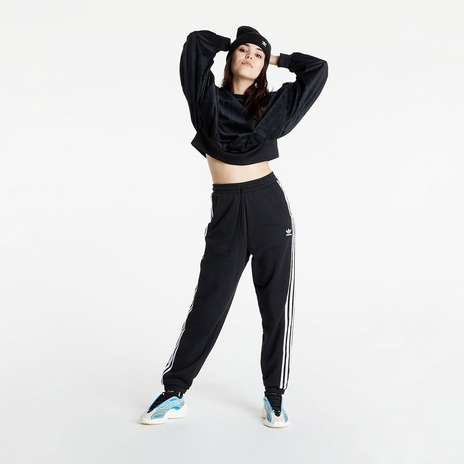 Суитчър adidas Originals Classics Corded Velour Черно | H37848, 1