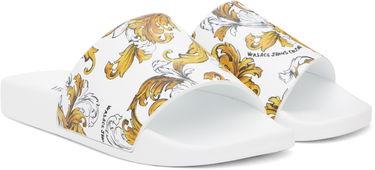 Аксесоари Versace Versace Jeans Couture Outline Barocco Pool Slides Бяло | E78VA3SQ3_EZS365, 3