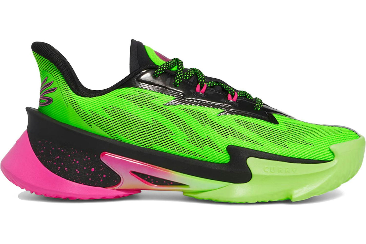 Кецове и обувки Under Armour Curry Series 7 "Aurora" Зелено | 3027983-390, 0