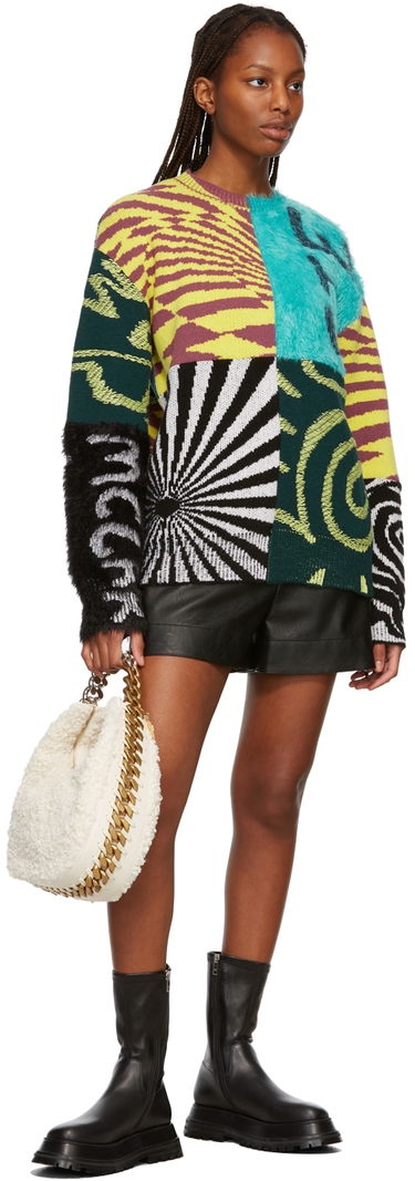 Суитчър Stella McCartney Women's Ed Curtis Edition Patchwork Sweater Многоцветен | 604116S7238, 3