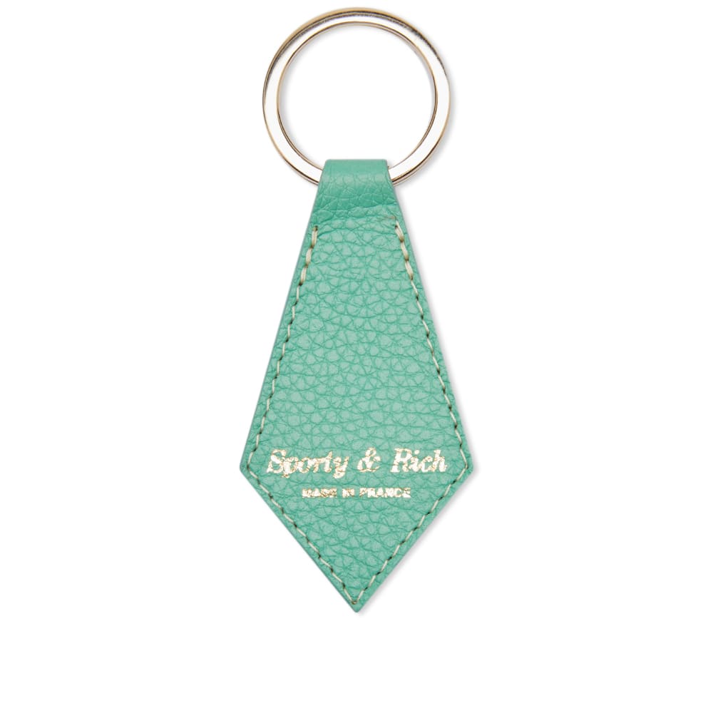 Ключодържатели Sporty & Rich Grained Leather Key Chain Зелено | AC744VE, 0