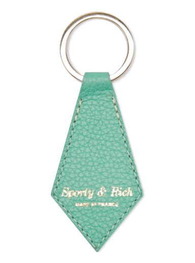 Ключодържатели Sporty & Rich Grained Leather Key Chain Зелено | AC744VE