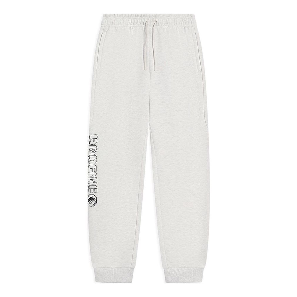 Спортни панталони Li-Ning BadFive Logo Knit Sweatpants Сиво | AKLS641-1, 0