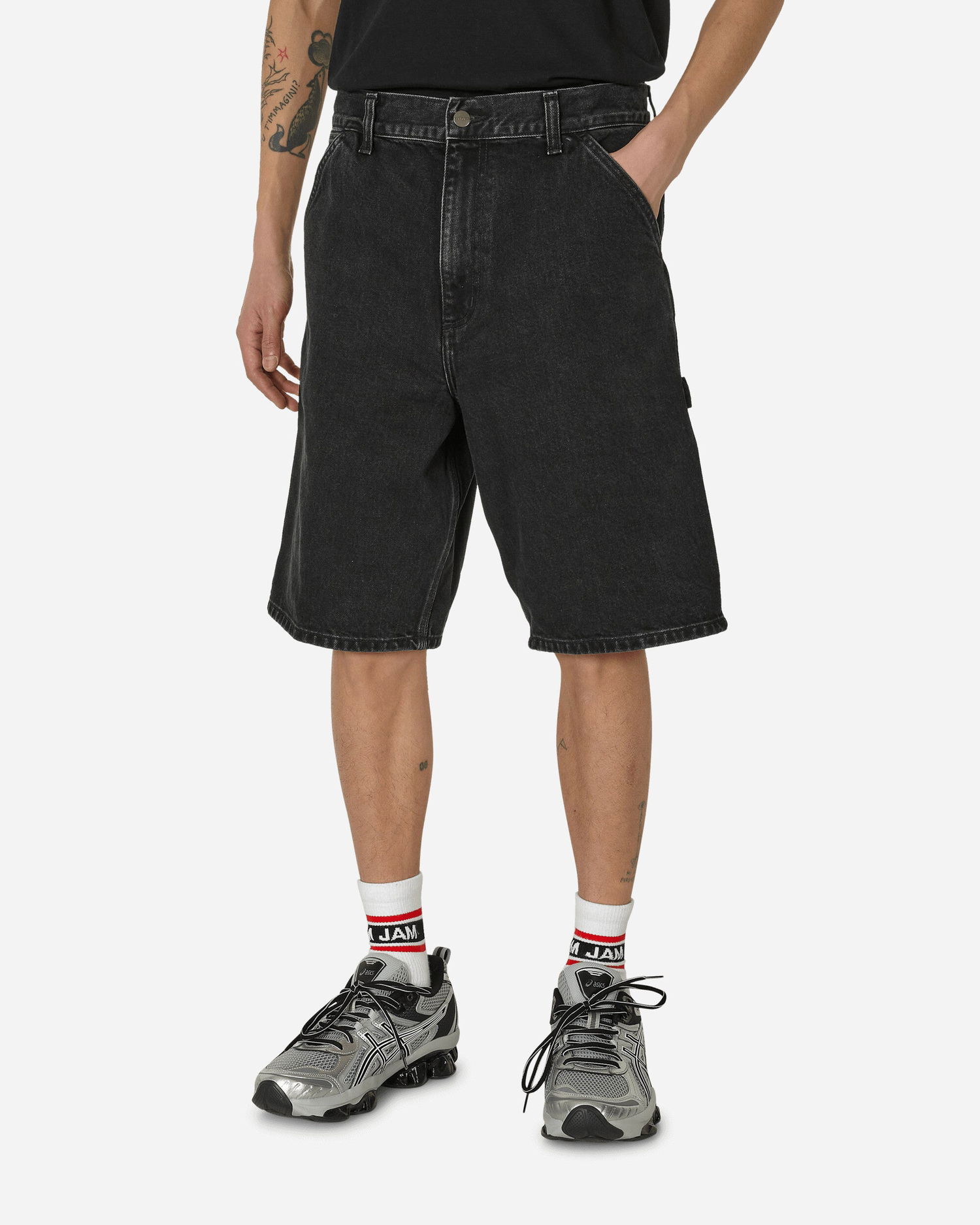 Къси панталони Carhartt WIP Single Knee Shorts Черно | I032026_89_06, 0