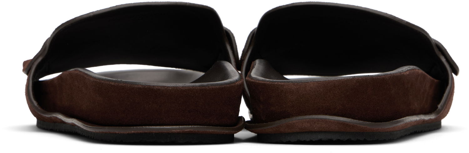 Облекло Jacquemus Jacquemus Suede Loafer Sandals Кафяво | 25E251FO172-4354, 1