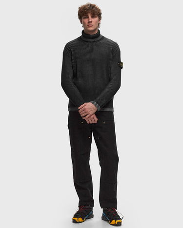 Пуловер Stone Island Ribbed Turtleneck Сиво | 8115551C1, 1