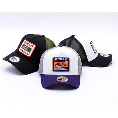 Шапка с козирка New Era New Era Patch Canvas 9FORTY Trucker Cap, One Size (56-59 cm) Бяло | 60603675, 5