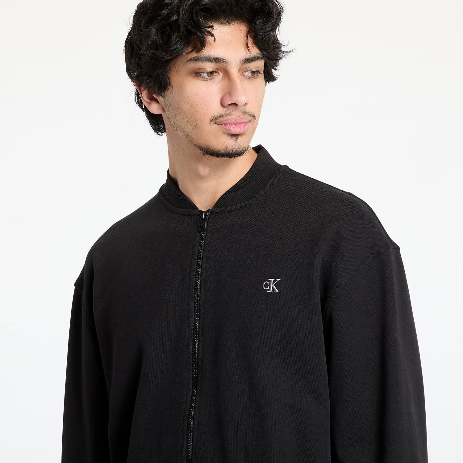Суитчър CALVIN KLEIN Calvin Klein Jeans Heavyweight Embroidered Sweatshirt Черно | J30J326753 BEH, 1