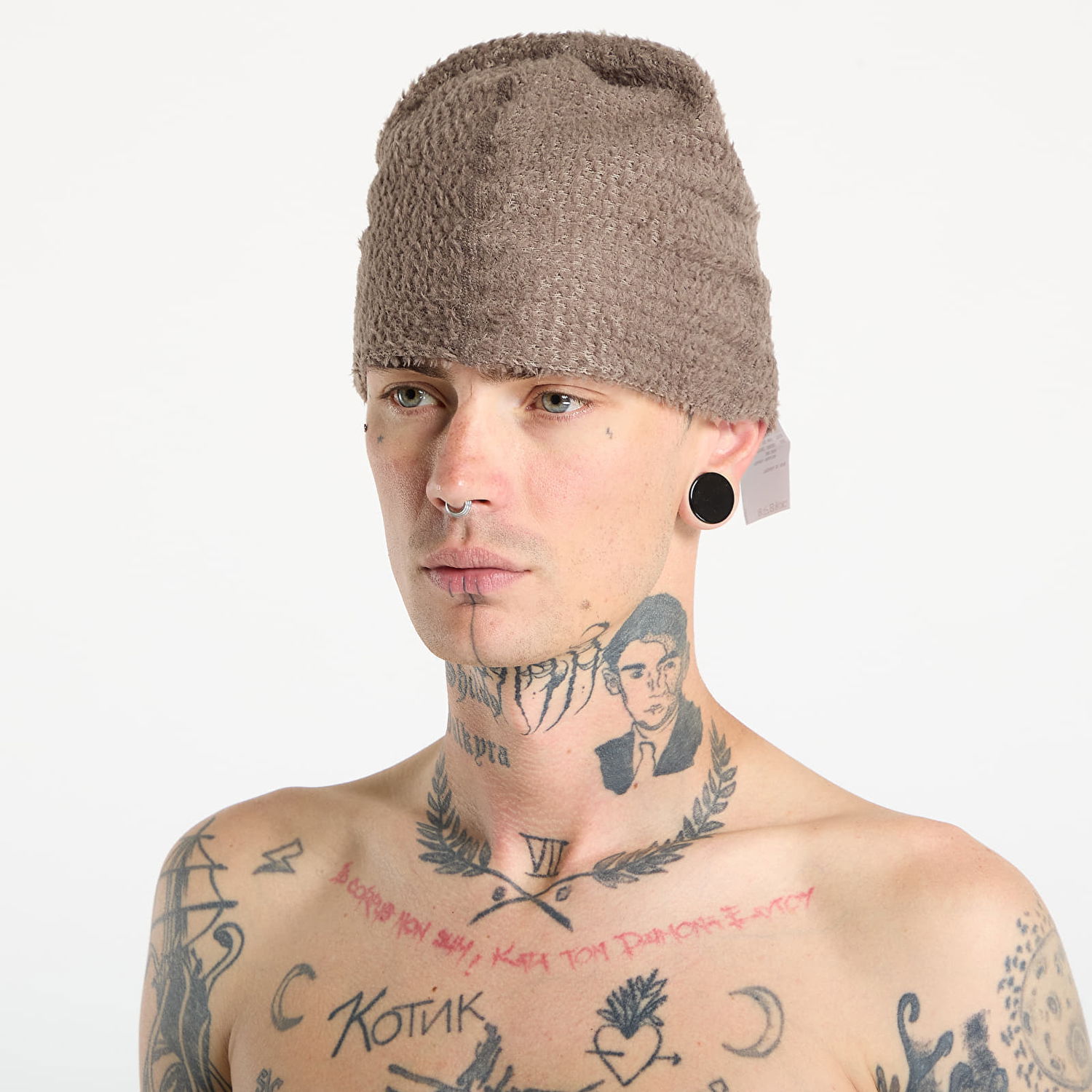 Шапка Satisfy FuzzFleece AD Beanie Falcon Universal Бежово | 31007-91000, 0