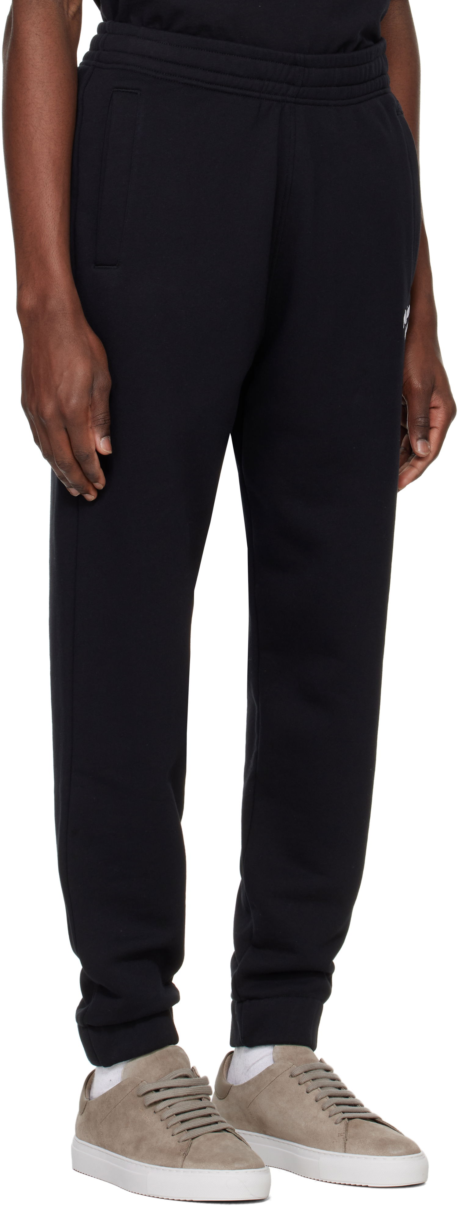 Спортни панталони MAISON KITSUNÉ Maison Kitsuné Handwriting Comfort Sweatpants Черно | NM01124KM0321, 1