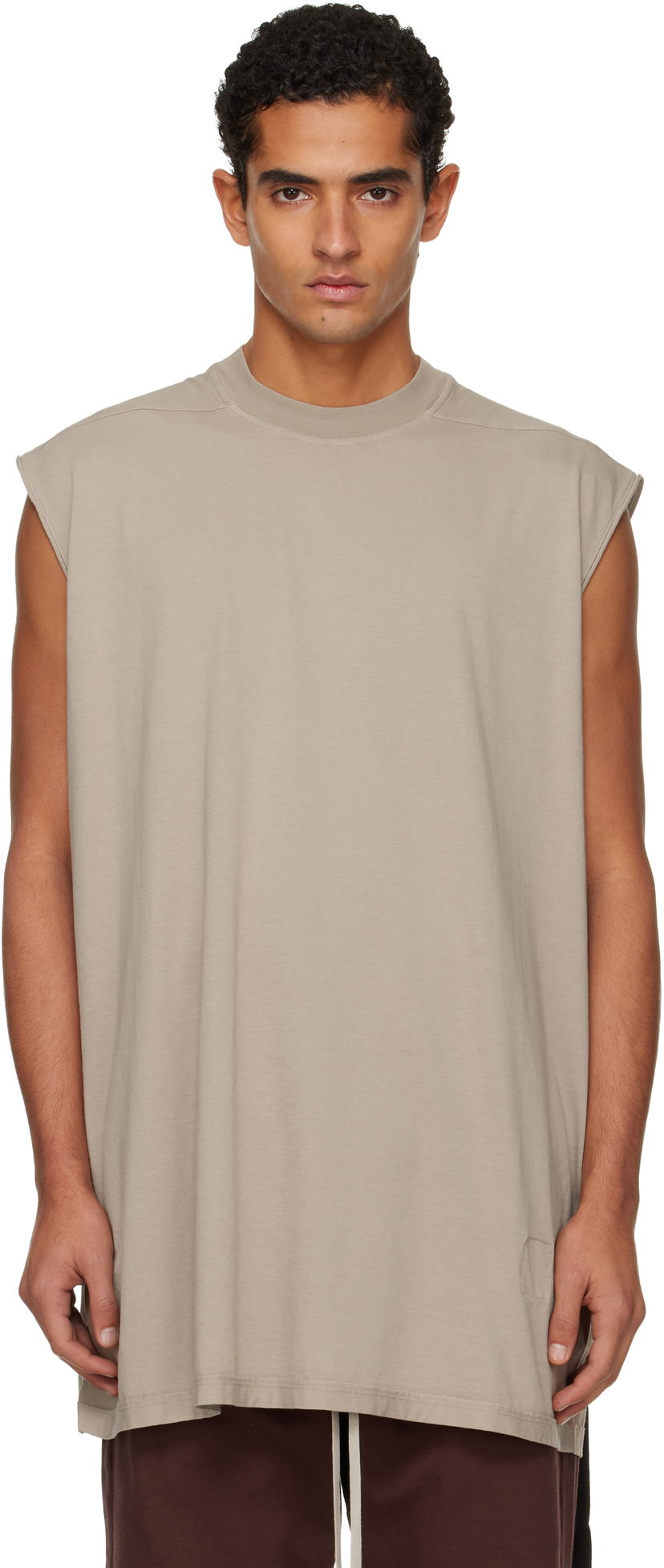 Потник Rick Owens DRKSHDW Concordians Tarp Sleeveless T-shirt Бежово | DU02E7158 RN