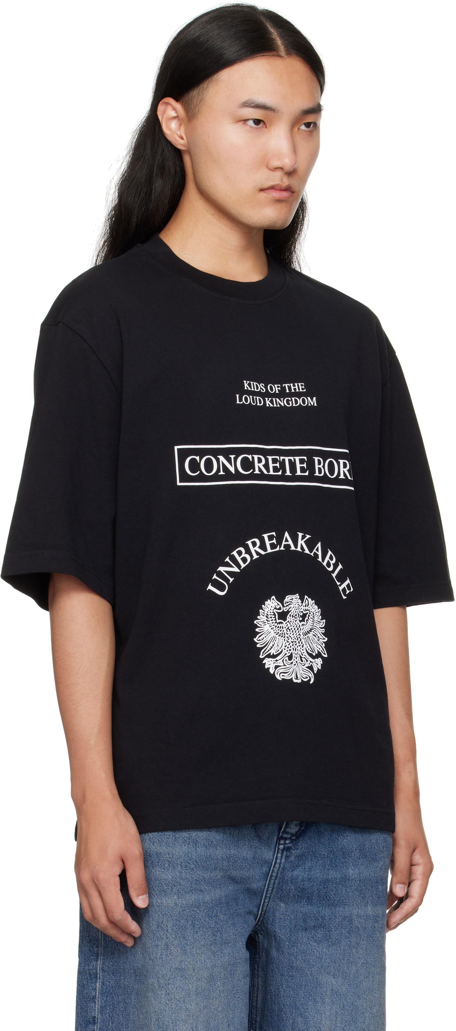 Тениска Han Kjøbenhavn Kingdom Oversized T-Shirt Черно | M-134725, 1