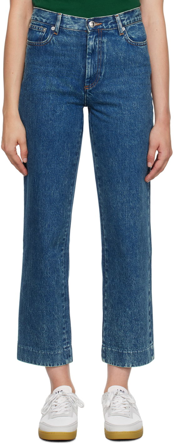 Дънки A.P.C. Cropped Jeans Тъмно синьо | COGUT-F09131, 0