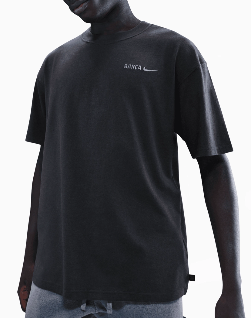 Тениска Nike FC Barcelona Peak Wordmark T-Shirt Черно | ib3892-060