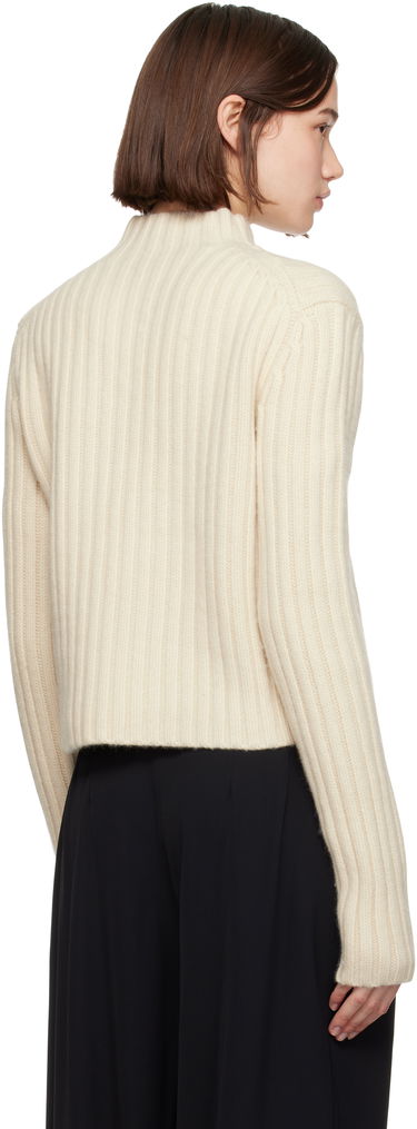 Пуловер TOTEME TOTEME Chunky Rib Knit Sweater Бежово | 244-WRT0375-YA0004, 2