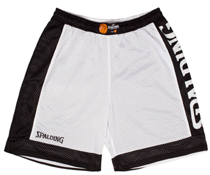 Къси панталони Spalding Mesh Reversible Shorts Черно | 40221208-blackwhite, 1