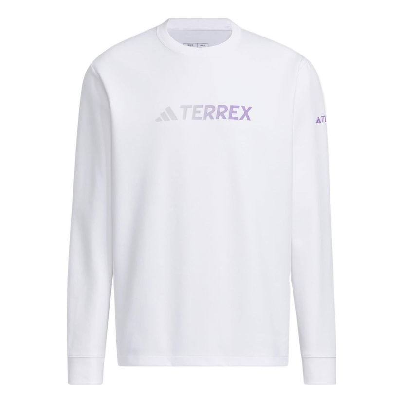 Суитчър adidas Performance Terrex Long Sleeve T-Shirt Бяло | IP9945