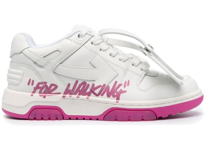 Кецове и обувки Off-White Out Of Office Low Tops W For Walking Fuschia Бяло | OWIA259F22LEA0020132, 0