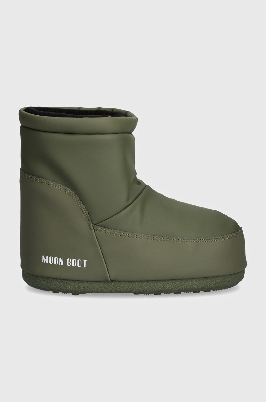 Кецове и обувки Moon Boot MB ICON LOW NOLACE RUBBER Boots Зелено | 80D1409410.M006, 1