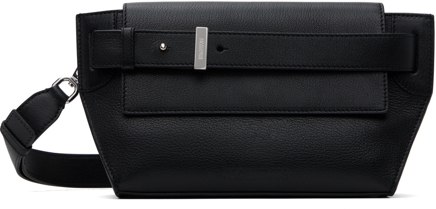 Чанта през рамо Jacquemus Clutch La Casa 'Le messenger Capri' Черно | 24H246BA378-3206, 0
