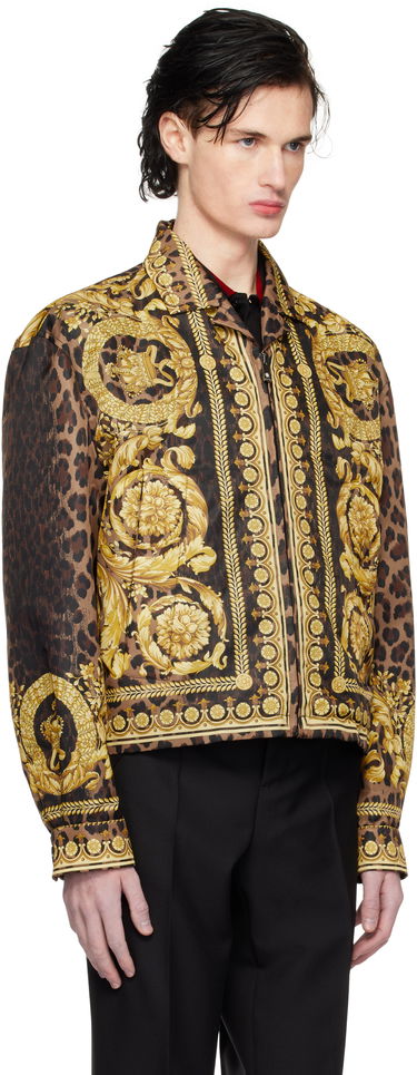 Яке Versace Wild Barocco Print Blouson Jacket Черно | 1016717_1A12366, 1