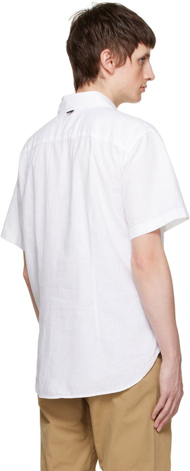 Риза rag & bone Rag & Bone Arrow Short Sleeve Shirt Бяло | MBW23PA412CHML, 2