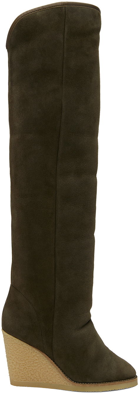 Isabel Marant Tilin Suede Wedge Boots