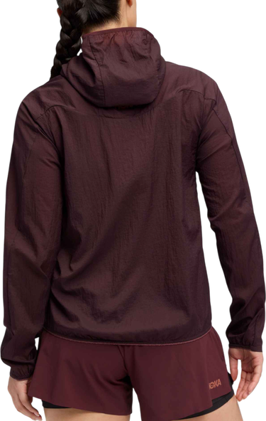 Ветровка Hoka One One Skyflow Lightweight Hooded Full-Zip Jacket Бургунди | 1141671-bkc, 1