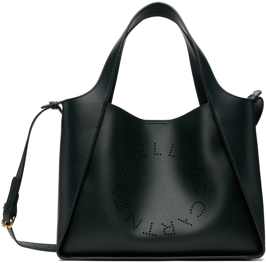 Голяма пазарска чанта Stella McCartney Designer Logo Tote Bag Зелено | 513860W8542, 0