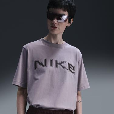 Тениска Nike Sportswear Loose Fit Printed T-Shirt Лилаво | HQ1679-226, 0