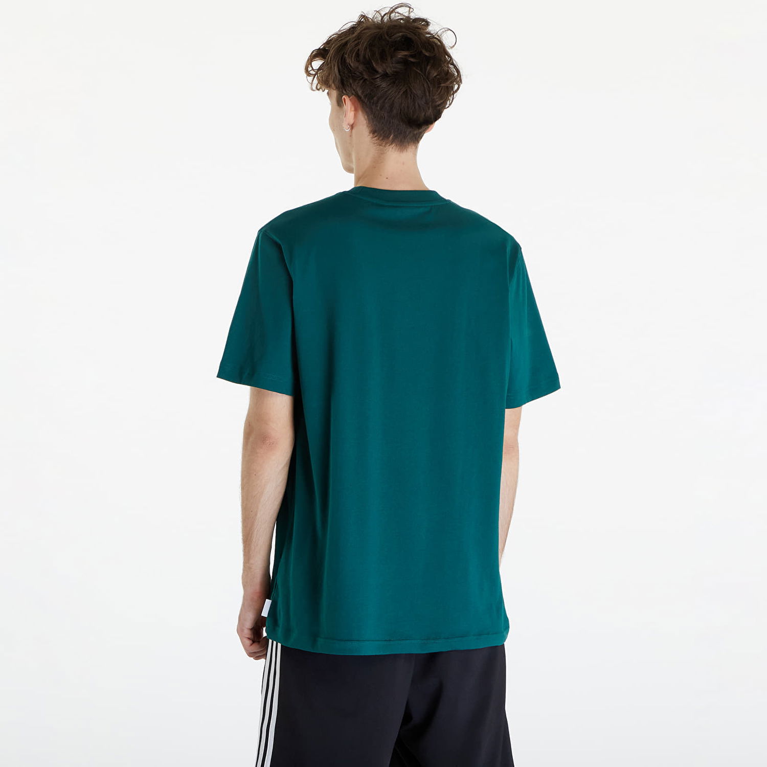 Тениска adidas Originals Flames Logo Tee Collegiate Green Зелено | IS0177, 1