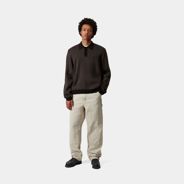 Поло тениска Carhartt WIP L/S Lowis Polo Houndstooth Многоцветен | I035395_10, 2