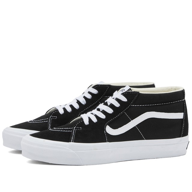 Men's Sk8-Mid Reissue 83 Sneakers in Lx Black/White, Size UK 10 | END. Clothing