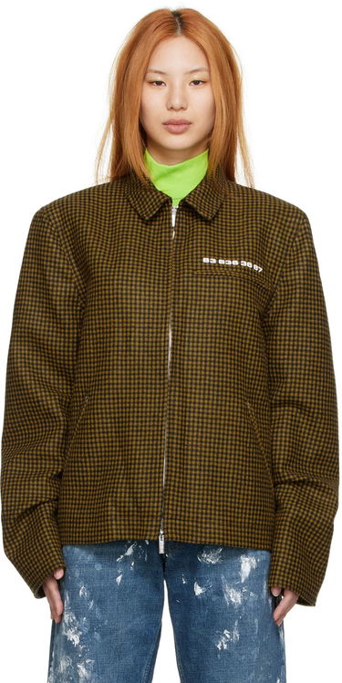Яке VETEMENTS Wool Zip-Up Jacket Кафяво | VL12JA100Y, 0