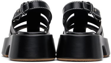 Кецове и обувки JW Anderson JW Anderson Stripe Platform Sandals Черно | SN0098-LA0323, 1