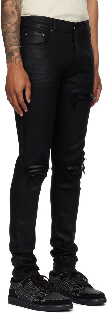 Дънки AMIRI AMIRI MX1 Waxed Denim Jeans Черно | AMDNSY1113, 4