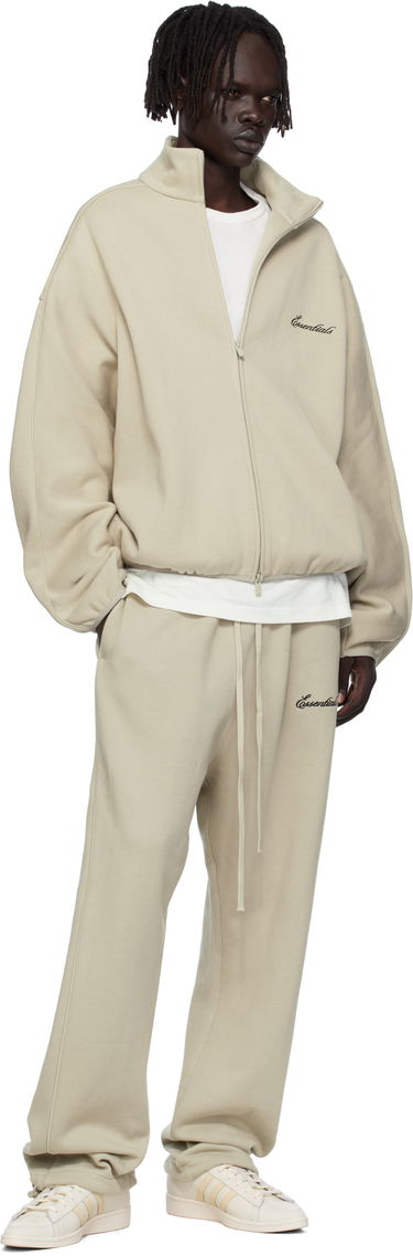 Яке Fear of God Fear of God ESSENTIALS Modern Fit Fleece Track Jacket Бежово | 202SP256896F, 3
