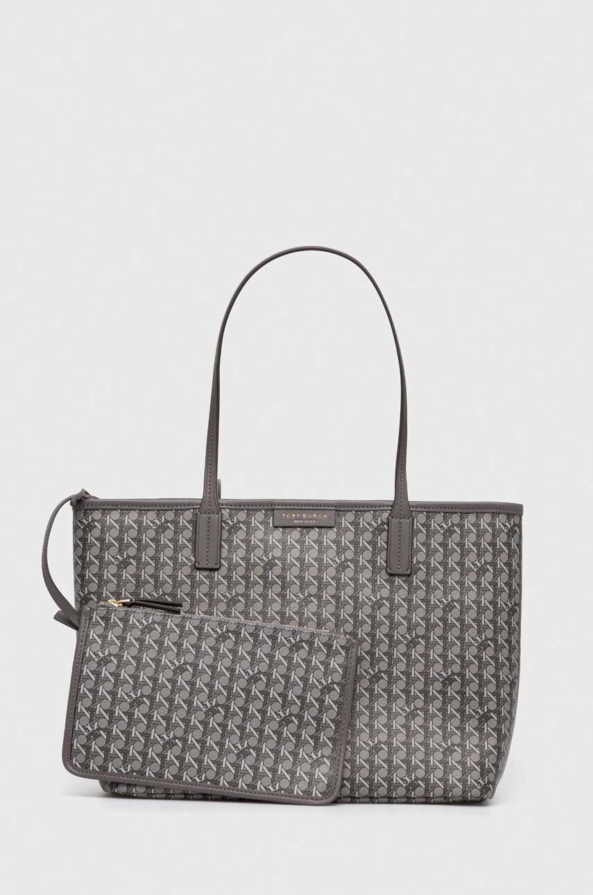 Голяма пазарска чанта Tory Burch Tote Bag Сиво | 147748.025, 0