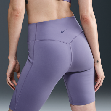 Комплект Nike Nike Universa High-Waisted 8" Bike Shorts with Pockets Лилаво | HQ6823-527, 1