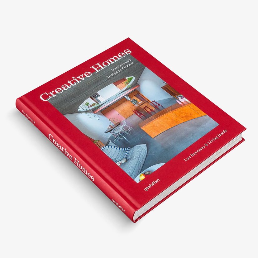 Книга и списание gestalten Creative Homes Interiors and Design in Belgium by Luc Roymans & Living Inside Червено | 9783967041897