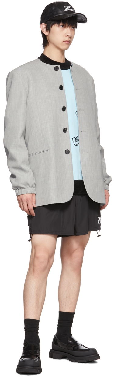 Пуловер We11done We11done Reversible Sweater Синьо | WD-KT1-22-629-U-SK, 3