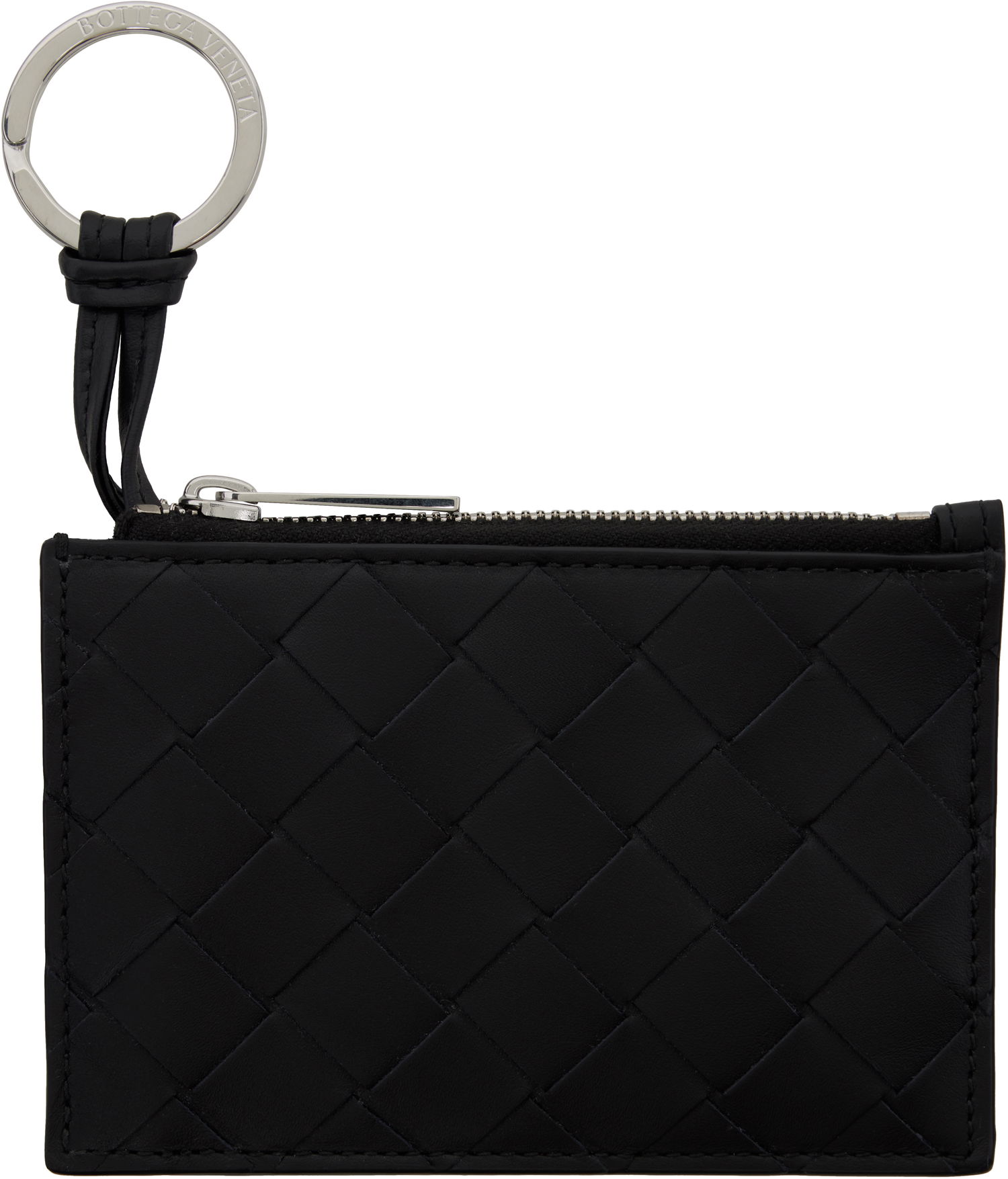Ключодържатели Bottega Veneta Bottega Veneta Intrecciato Key Card Holder Черно | 749439VCPQ38803, 0